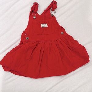 Osh kosh 3T toddler girl corduroy overall dress